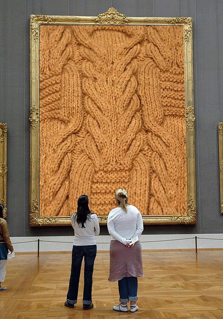 Knitting Art is always an Art | Flickr - Photo Sharing! Giant Knitting, Extreme Knitting, Sculpture Textile, Knitting Art, But Is It Art, Art Theory, Knit Art, Knitted Wit, Crochet Art