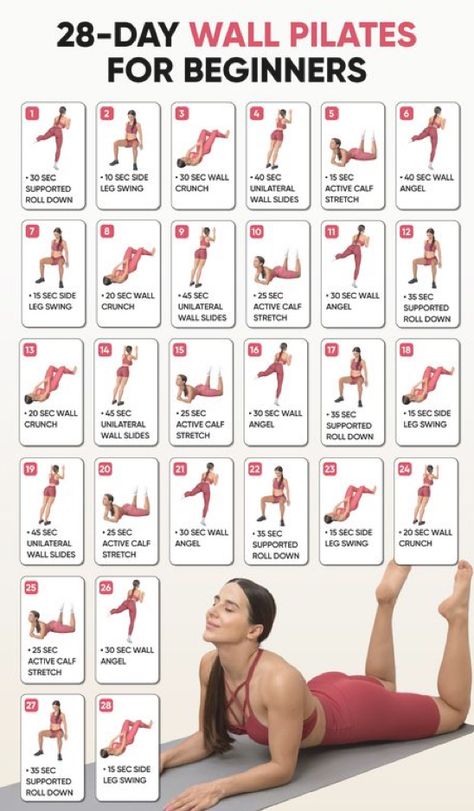 Shoulder Mobility Exercises, Hip Flexor Exercises, Pilates Workout Plan, Wall Pilates, Reach Goals, Yoga For Runners, Inner Thigh Workout, Pilates For Beginners, Mobility Exercises