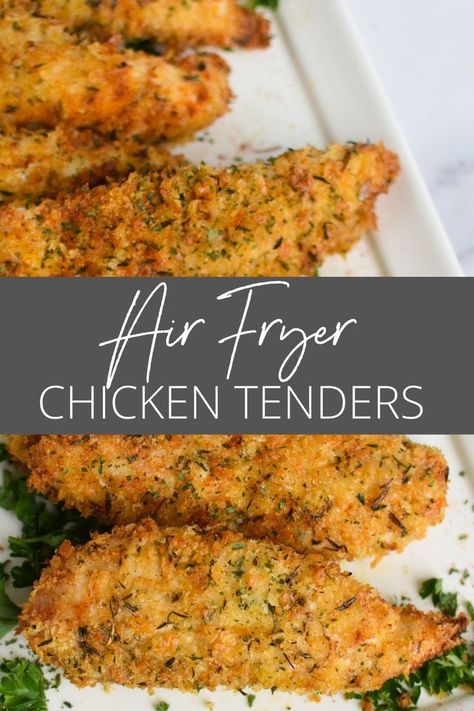 Chicken Tender Recipes Easy, Air Fryer Recipes Chicken Tenders, Air Fried Chicken Tenders, Frying Recipes, Restaurant Chicken, Crusted Chicken Tenders, Breaded Chicken Tenders, Air Fryer Chicken Tenders, Fried Chicken Tenders