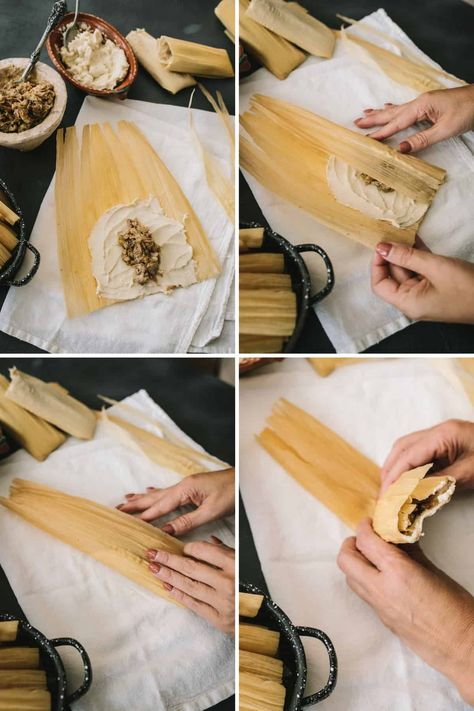 Dive into the world of quick & delicious tamales with this Instant Pot recipe! Perfect for busy food lovers, this method cuts cooking time dramatically, allowing you to enjoy authentic, flavor-packed tamales in under two hours. Say goodbye to all-day cooking and piles of dishes. This recipe simplifies the process without sacrificing the traditional taste. Perfect for family dinners or a festive gathering, these pork green chile tamales will leave everyone impressed and asking for seconds. Green Pork Tamales Recipe Authentic, Green Chile Tamales Recipe, Instant Pot Tamales, Tamale Recipes, Pork Green Chile, Tamales Recipe Pork, Bueno Recipes, Pork Tamales, Traditional Mexican Dishes