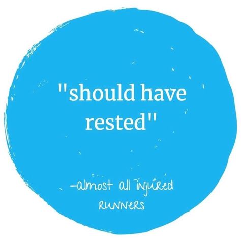 I may have posted something like this somewhat recently but I came across an article about Mary Cain and saw the quote from her "I ended up getting a stress fracture in my shin because I ran through a calf strain which I shouldnt have done. " And I talk with a lot of current / recently injured runners and something along those lines is easily one of the most common problems. Don't run through a potential injury people! Mary Cain (one of the best high school runners) basically took the last year Calf Strain, Runner Quotes, Runner Problems, An Article, High School, Quotes