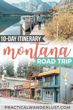 The Ultimate Montana Road Trip: Detailed 10-Day Itinerary Glacier National Park Montana Itinerary, Montana Vacation Itinerary, Montana Itinerary, Montana Road Trip, Glacier National Park Itinerary, Roadtrip Tips, Road Trip Van, Montana Trip, Vacation 2024