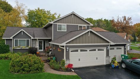 Maple Grove Minnesota, James Hardie Siding, Shake Shingle, Types Of Siding, Hardie Siding, Hardie Plank, James Hardie, Lap Siding, Board And Batten Siding