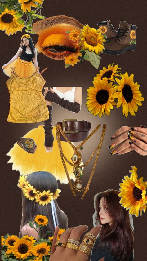 Sunflower Halloween Costume, Sunflower Costume, Sunflower Halloween, Costume Halloween, Halloween Costume, Sunflower, Halloween Costumes, Halloween, Hair Styles