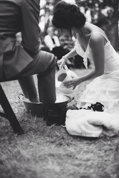 Washing The Feet At Wedding, Wedding Washing Feet Ceremony, Washing Feet Wedding, Washing Feet At Wedding, Feet Washing Ceremony, Biblical Wedding, Godly Wedding, Christ Centered Wedding, Christ Centered Relationship