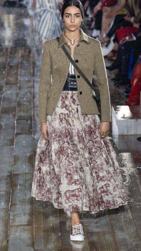 Dior 2019, Dior Cruise, Toile Print, Dior Dress, Fairytale Fashion, Boho Fashion Bohemian, Armani Prive, Ermanno Scervino, Floral Fashion