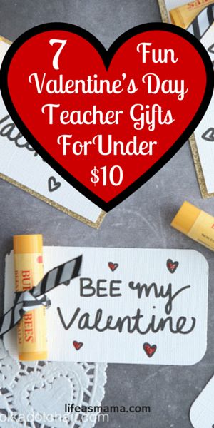 7 Fun Valentine's Day Teacher Gifts For Under $10 Daycare Gifts, Bee Valentine, Friend Valentine Gifts, Teacher Gift Ideas, Teacher Valentine Gifts, Daycare Teacher, Valentine Gifts For Kids, Happy Hearts Day, Gifts Teacher