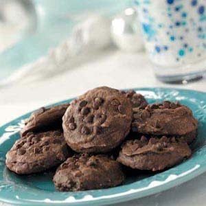 Low Fat Baking, Choc Cookies, Baking With Applesauce, Low Fat Cookies, Calorie Breakfast, Taste Of Home Recipes, Low Fat Desserts, Soft Cake, Double Chocolate Cookies