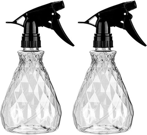 Amazon.com: wugongshan 2 Pcs Spray Bottles, 500 ml/17 oz Empty Water Spray Bottles, Plastic Reusable Adjustable Mist Sprayer Squirt Bottles Containers Refillable for Cleaning Solutions, Gardening, Plants : Patio, Lawn & Garden Storing Water, Hair Spray Bottle, Plant Mister, Sprayer Bottle, Water Spray, Pet Training, Moisturize Hair, Plastic Animals, Water Flowers