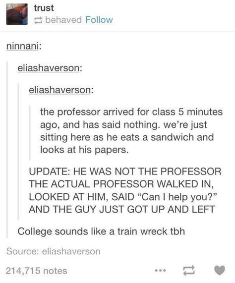 College Memes, Great Memes, Twitter Funny, College Humor, Funny Tumblr Posts, What’s Going On, Funny Tweets, Funny Stories, A Train