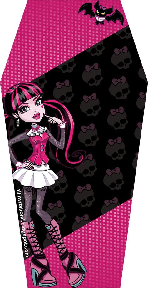 Monster High Invitations, Monster High Printables, Monster High House, Monster High Birthday Party, Monster H, Spa Birthday Parties, Monster High Party, Moster High, Resin Crafts Tutorial