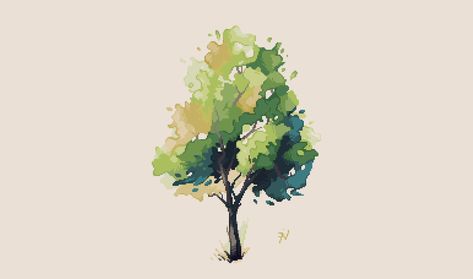 Franek on Twitter: "Another 'watercolour' #pixelart… " How To Pixel Art, Pixel Art Tutorial, Cool Pixel Art, Pixel Games, Pixel Art Design, High Art, Community Art, Pretty Pictures, Art Forms