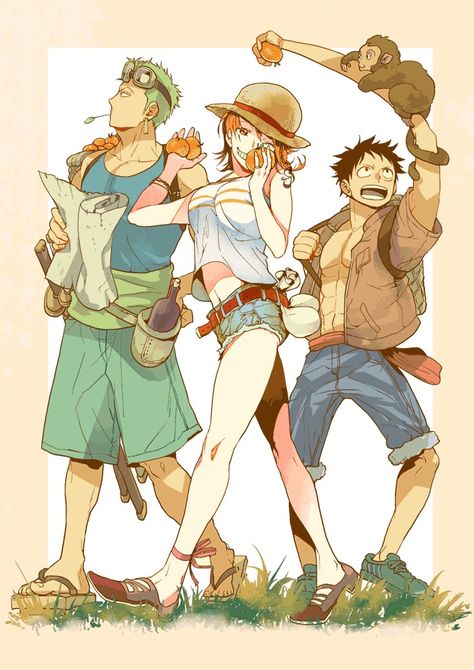 Nami Zoro, رورونوا زورو, Luffy X Nami, One Piece Cartoon, Zoro Nami, One Piece Crew, One Piece Ship, Nami One Piece, One Piece Funny