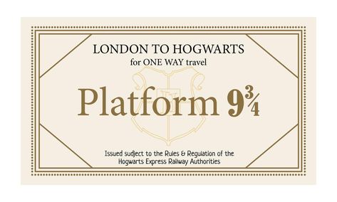 Hogwarts Express ticket. Vector illustration Harry Potter Ticket, Hogwarts Express Ticket, Ticket Drawing, The Hogwarts Express, Harry Potter Printables, Creative Diy Gifts, Jessie J, Hogwarts Express, 3d Art