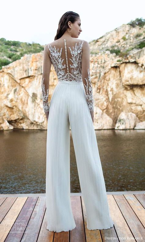 Bridal pantsuit