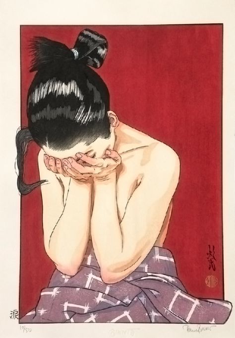 Japanese Art Modern, Japanese Art Print, Japon Illustration, Japanese Woodblock, Art Japonais, Arte Inspo, Japanese Woodblock Printing, Red Art, Woodblock Print