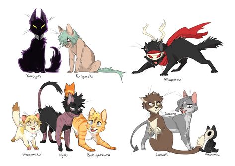 Mha Characters As Cats, Mha Animal Au, Mha As Animals, Mha Animals, Ua Students, Mha Fanart, Undertale Comic Funny, Warrior Cats Art, My Hero Academia Shouto