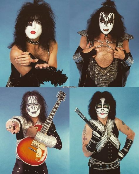 Kiss Army Argentina 🇦🇷 shared a photo on Instagram: “. . #kiss #kissarmy #paulstanley #argentina #genesimmons #ericsinger #tommythayer #acefrehley…” • See 548 photos and videos on their profile. Rap Metal, Vinnie Vincent, Kiss Images, Eric Carr, Groove Metal, Peter Criss, Kiss Army, Kiss Pictures, Vintage Kiss