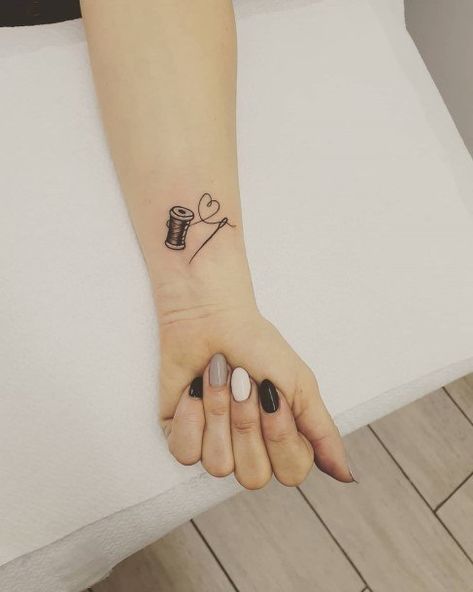 Sewing Tattoos, Stylish Tattoo, Family Tattoos, Elegant Tattoos, Feminine Tattoos, Tattoo Designs For Women, Heart And Soul, You Gave Up, Beautiful Tattoos