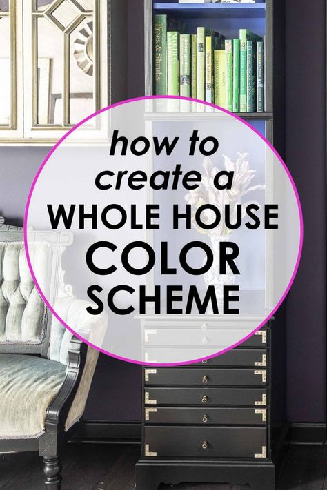 Whole House Color Scheme, Interior Paint Colors Schemes, Choosing Paint, Trending Paint Colors, Interior Colors, Interior Decorating Tips, House Color Palettes, Revere Pewter, Paint Color Schemes