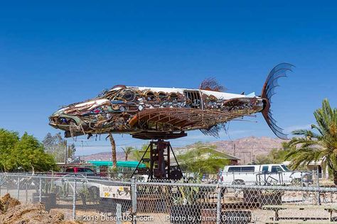 Bombay Beach CA, Reinvented Destination for Art - DesertUSA Bombay Beach, Imperial County, Slab City, Salvation Mountain, Salton Sea, 2024 Ideas, Yucca Valley, Atlas Obscura, Camp Life