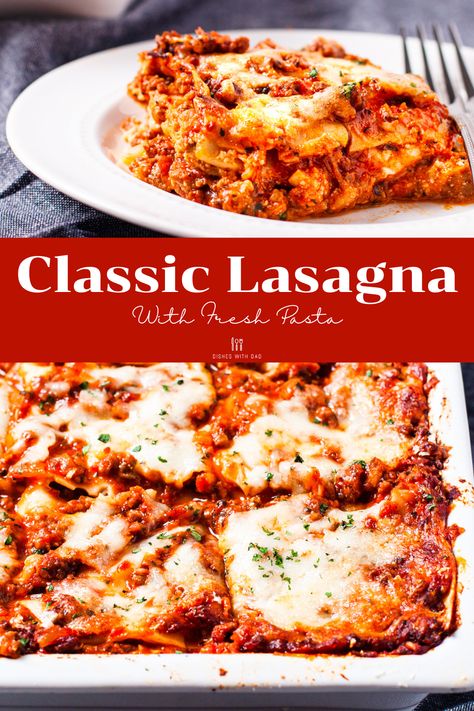 Homemade Pasta Sauce For Lasagna, Lasagna Recipe With Fresh Pasta, Lasagna With Fresh Mozzarella, Fresh Pasta Lasagna Recipe, Homemade Pasta Lasagna, Lasagna With Homemade Pasta, Fresh Lasagna Sheets Lasagne Recipes, Fresh Pasta Lasagna, Lasagna With Homemade Noodles