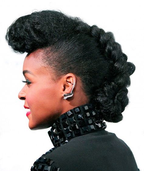 Celebrity Updos, Easy Holiday Party, Styles For Natural Hair, Hype Hair, Janelle Monae, Janelle Monáe, Natural Hair Twists, Hair Magazine, Spring Hair