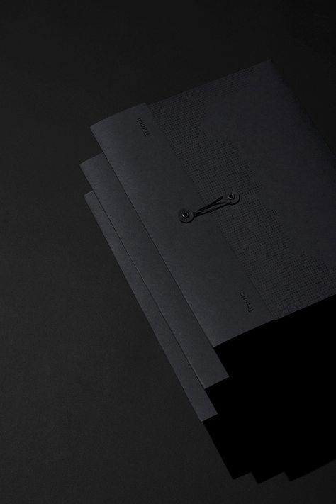 Torvits + Trench branding by Sabbath. Luxury Wedding Invitations Design, Wedding Invitation Design Modern, Black Envelope, Brand Manual, Dm Design, Black Envelopes, Beautiful Branding, Folder Design, Stationary Design