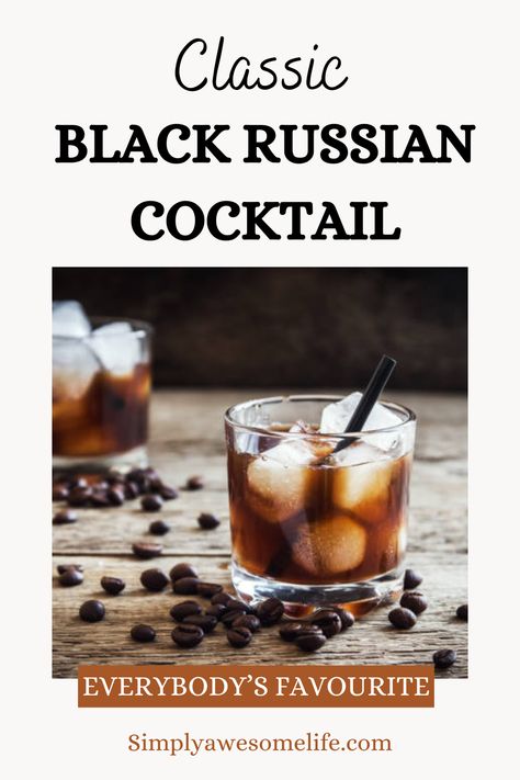 Simple, yet tasty and it’s everybody’s favourite. The classic Black Russian is a simple two-ingredient cocktail made with coffee liqueur and vodka. Simple Cocktail, Coffee Liqueur, Black Russian, Easy Cocktails, Cocktail Making, Traditional Food, Liqueur, Classic Black, Vodka