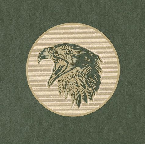 Oktareyana I Wayan on Instagram: “Eagle Head #artwork #illustration #lettering #handdrawn #thedailytype #handcraft #rawtype #vintage #vintagedesign #badgedesign…” Vintage Eagle Illustration, Eagle Illustration, Illustration Lettering, Eagle Head, Birds Of Prey, Vintage Illustration, Vintage Design, Folk Art, Tattoo Designs