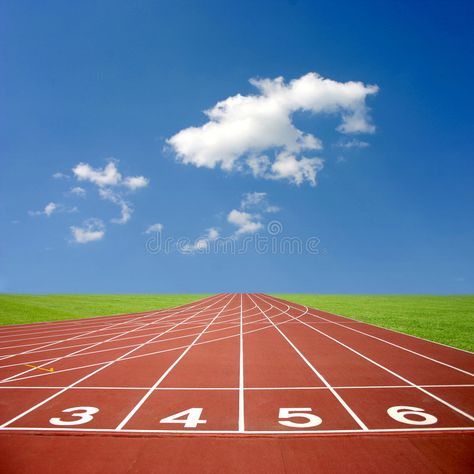 Athletics track. An empty red athletics track in a green field under a blue sky , #spon, #empty, #red, #Athletics, #track, #athletics #ad School Sports Day, Athletics Track, College Architecture, The Torah, Running Track, Outdoor Gym, Sports Day, Scholarships For College, Success Story