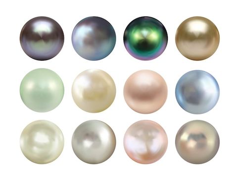 Premium Vector | Realistic different colors pearls set. Free Wallpaper Backgrounds, Oyster Pearl, Pearl Set, Instagram Highlight Icons, Premium Vector, Wallpaper Backgrounds, Vector Art, Different Colors, Mood Board