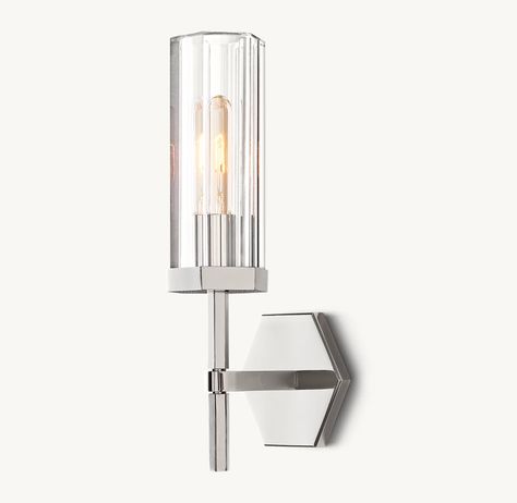 Lambeth Hexagonal Sconce | RH Restoration Hardware, New Builds, Diamond Pattern, Luxury Homes, Home Furnishings, Design