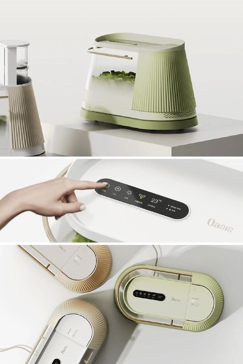 Cool Kitchen Appliances, Store Vegetables, Coffee Machine Design, Smart Farm, Product Home, Smart Products, Cmf Design, On Off Button, Green Things