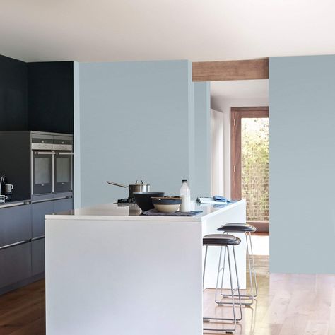 Coastal Grey Dulux Paint, Dulux Frosted Steel, Dulux Nutmeg White, Dulux Kitchen Paint, Dulux Bathroom Paint, Dulux Bathroom, Dulux Grey Paint, Kitchen Matt, Dulux Grey