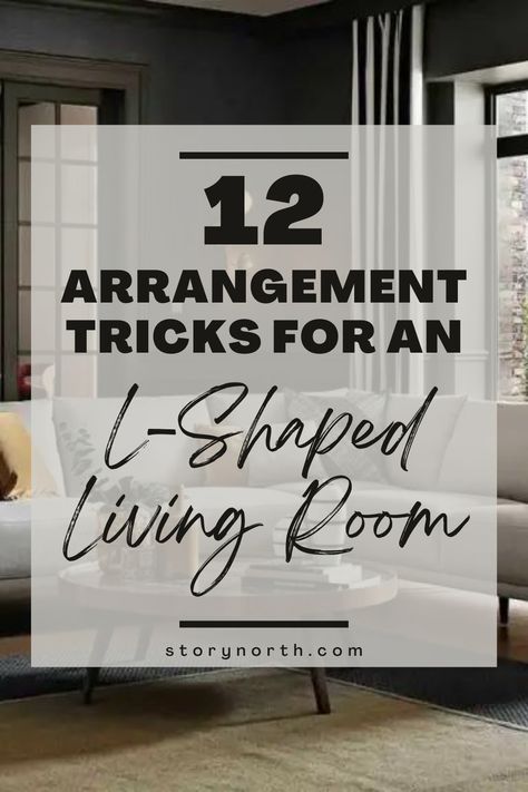 Make every piece count with these functional and stylish ideas for furnishing your space. #HomeImprovement #ArrangeLikeAPro #LivingRoomGoals #LShapedLiving #InteriorsByDesign L Shaped Sofa Layout With Tv, Small L Shaped Living Room Layout, L Shaped Living Room Decor, L Shaped Living Room Designs, L Shape Sofa Arrangement Ideas, Small L Shaped Living Room Ideas, L Shape Living Room Designs, L Shaped Living Room Layout Furniture Placement, L Shape Room Ideas