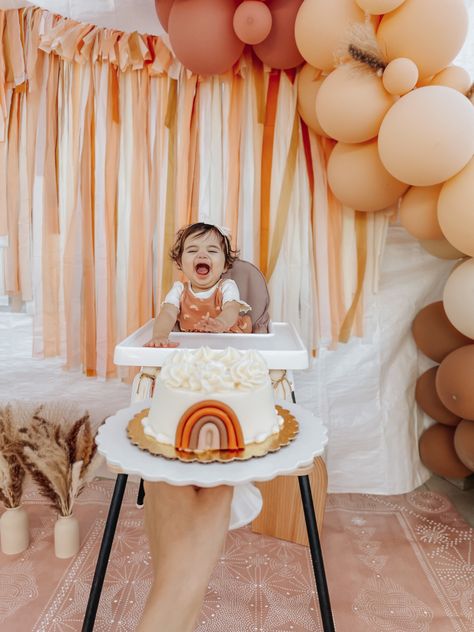 Boho 1st Birthday Theme, Boho Rainbow Themed 1st Birthday Party, 1st Birthday Boho Theme Girl, 1st Birthday Girl Rainbow Theme, 1st Birthday Boho Theme, First Birthday Girl Themes Fall, Boho One Year Old Birthday, Boho 1st Birthday Party Girl, Fall 1st Birthday Girl Themes