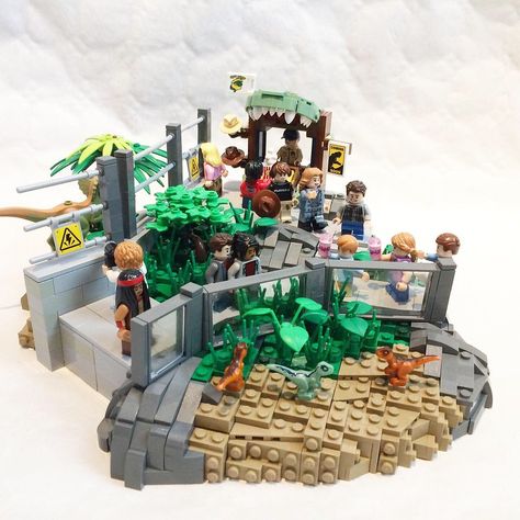 Jurassic World: Dilophosaurus and baby raptor enclosures | Flickr Lego Zoo, Lego Jurassic Park, Memes Harry Potter, Lego Dinosaur, New Jurassic World, Lego Dragon, Minecraft Toys, Quotes Movie, Lego Jurassic