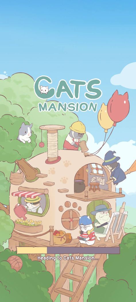 Cat Mansion, Phone Apps, Mansion, Gaming, Quick Saves, Color