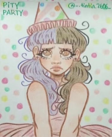 Melanie Martinez Pity Party Art, Drawings Of Melanie Martinez, Melanie Martinez Cartoon Drawing, Melanie Martinez Sketch Portals, Drawing Ideas Melanie Martinez, How To Draw Melanie Martinez, Melanie Martinez Art Drawing, Drawing Melanie Martinez, Melanie Martinez Sketch