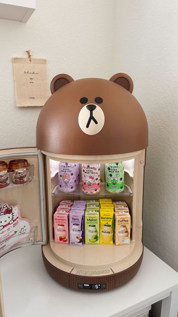 Boba Tea Fridge, Korean Mini Fridge, Boba Mini Fridge, Pearl Boba Tea Mini Fridge, Kawaii Mini Fridge, Sanrio Mini Fridge, Cotton Eyed Joe, Xmas Wishes, Mini Fridge