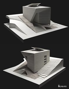 Great opening into a simple geometric form. Panel Architecture, Basic Bedroom, Scale Model Architecture, Model Engineering, Architecture Aesthetic, Drawing Architecture, Architecture Panel, Architectural Model, Geometric Architecture