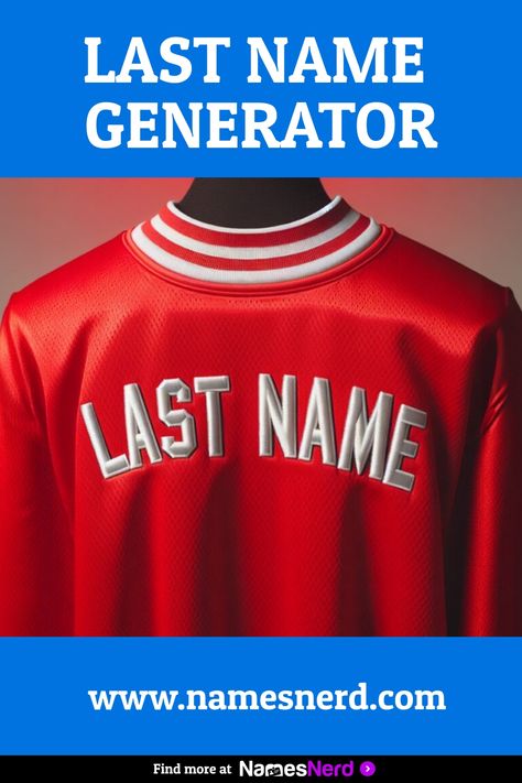 This last name generator combines popular last names from a variety of countries to randomly suggest a great surname. Short Last Names, Last Name Generator, Popular Last Names, Character Name Generator, Martin Cooper, Cool Last Names, Unisex Name, Spanish Names, Walker Evans