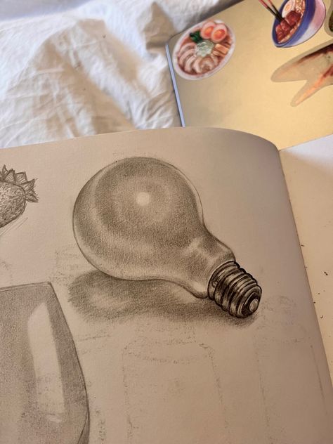 did this lightbulb drawing a few years ago with graphite! Lightbulb Drawings, Bulb Drawing, Light Bulb Drawing, Light Bulb Art, Painting Inspo, Graphite Drawings, Drawing Reference, Surrealism, Light Bulb