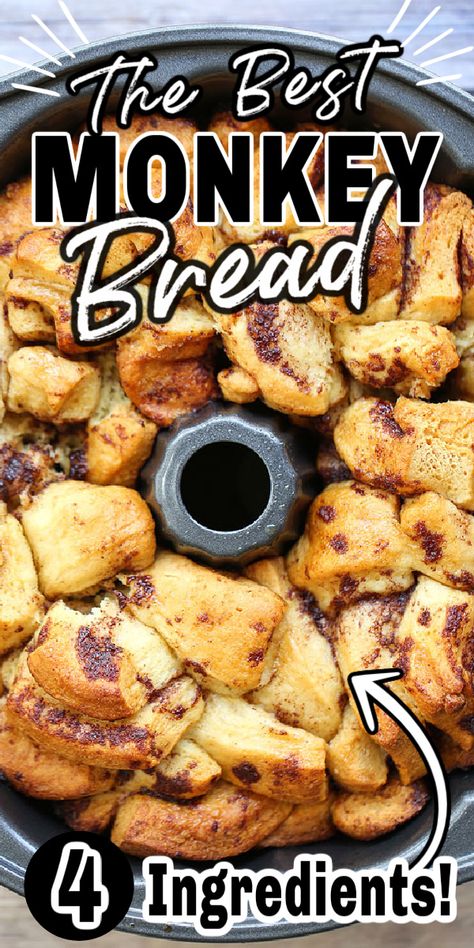 Pillsbury Monkey Bread Recipe, Grands Monkey Bread, Best Monkey Bread Recipe, The Best Monkey Bread Recipe, Pillsbury Monkey Bread, The Best Monkey Bread, Best Monkey Bread, Pull Apart Monkey Bread, Biscuit Monkey Bread