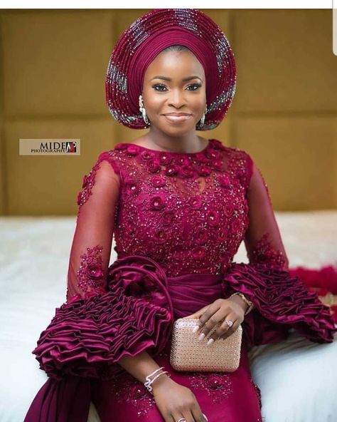 NaijaPartyOwanbe (@naijapartyowanbe) • Instagram photos and videos Latest Cord Lace Styles, African Lace Dress, Dress Styles For Ladies, Cord Lace Styles, African Blouses, African Wedding Attire, African Lace Styles, Lace Gown Styles, African Dresses Modern