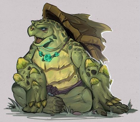 Fun Character Design, Pathfinder Character, Turtle Art, Dungeons And Dragons Characters, Dnd Art, Fantasy Monster, Creature Concept Art, Fantasy Rpg, Dnd Characters