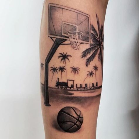 Basketball Tattoo Ideas, Basketball Tattoos, Back Of Shoulder Tattoo, Basketball Photography, Arabic Tattoo, Line Art Tattoos, Basketball Girls, Wrist Tattoos, Shoulder Tattoo