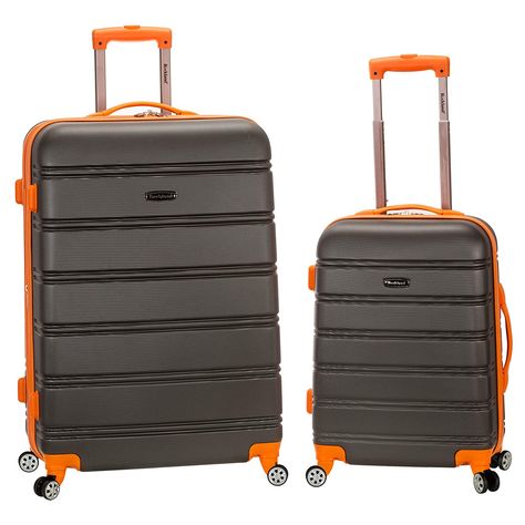 Rockland Melbourne Hardside Expandable Spinner Wheel Luggage Set Rockland Luggage, Spinner Wheel, Australia Vacation, Spinner Luggage Sets, Lightweight Luggage, Luggage Covers, Spinner Luggage, Vintage Suitcase, Luggage Straps