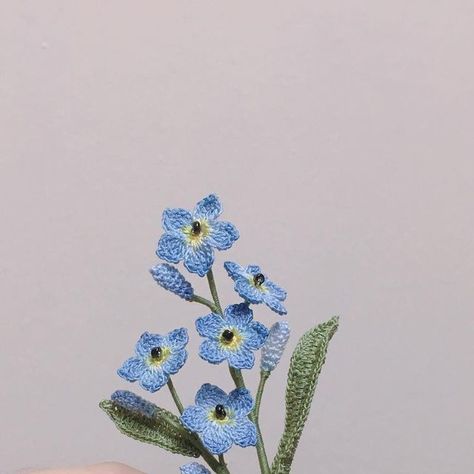 December 7, Crochet Flower, Forget Me Not, Crochet Jewelry, Crochet Flowers, Crochet, Flowers, On Instagram, Instagram